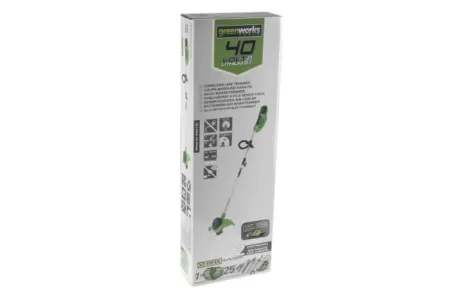 Триммер аккумуляторный Greenworks 40V G40LTK2 (1хАКБ 2Ач и ЗУ) 30см купить в Минске
