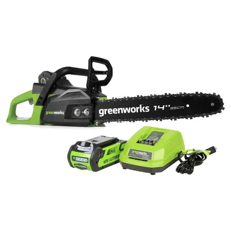 Цепная пила аккумуляторная Greenworks 40V GD40CS15 (АКБ+ЗУ) купить в Минске
