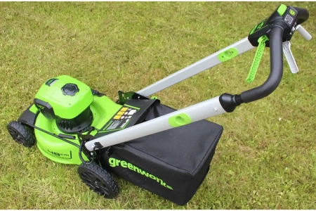 Газонокосилка аккумуляторная Greenworks 40V GD40LM48SPК4 купить в Минске